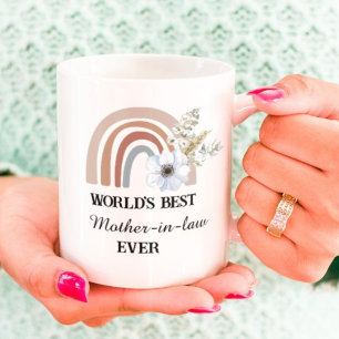 World's best mother in law ever mother's day gift  coffee mug