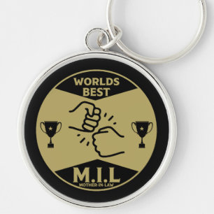 Worlds Best Mother-In-Law Key Ring