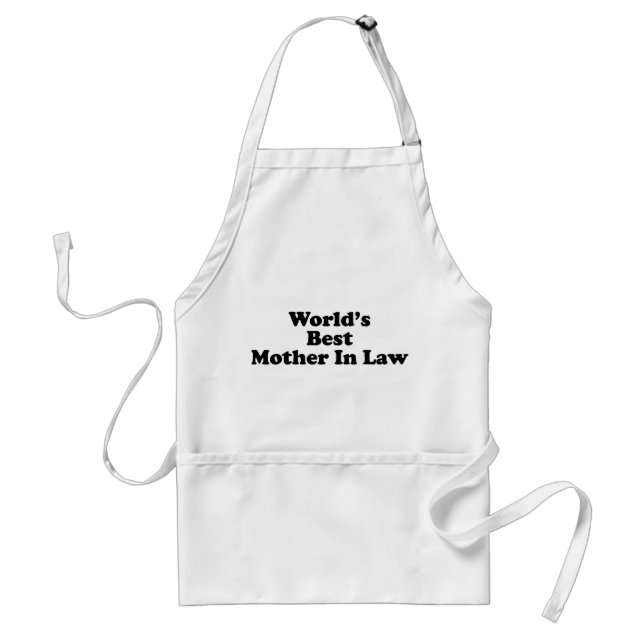 World's Best Mother In Law Standard Apron (Front)