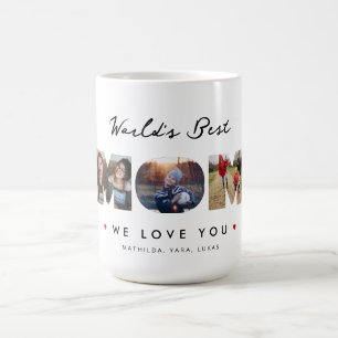 World's Best Mum 3 Photo Collage Coffee Mug