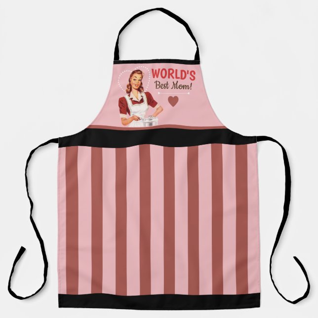 World's Best Mum Apron (Front)