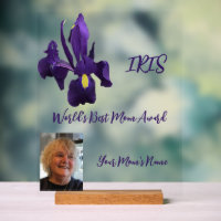 World's Best Mum Award Iris