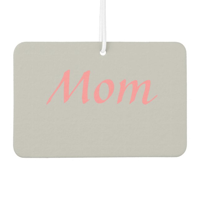 World's Best Mum car air freshener (Front)