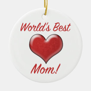 World's Best Mum Ceramic Tree Decoration