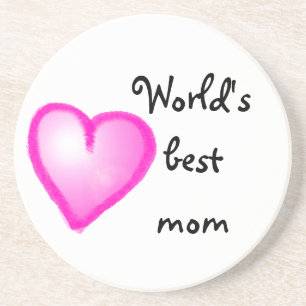 World's best mum coaster