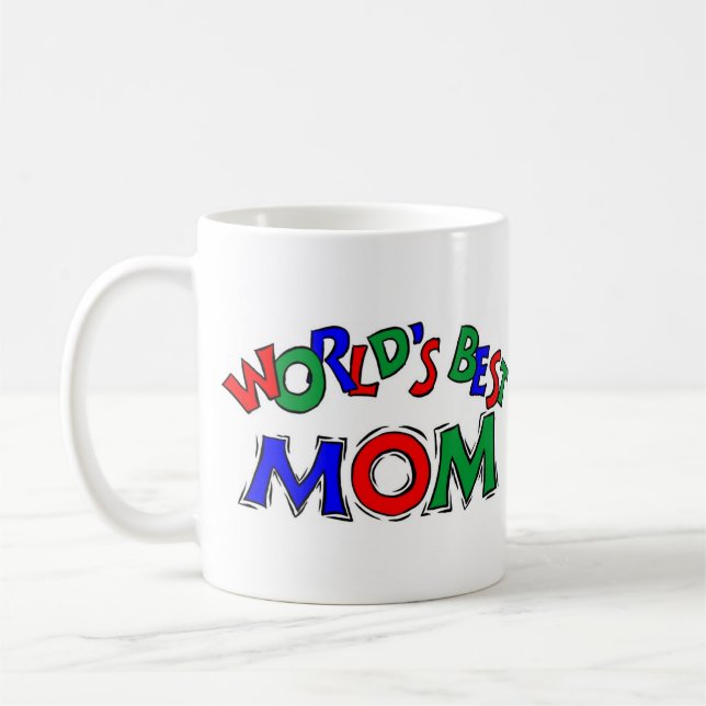 World's Best Mum Coffee Mug (Left)