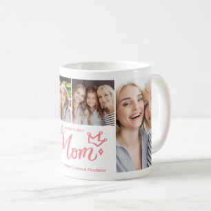 World's Best Mum Ever Photo Collage Mother's Day Coffee Mug