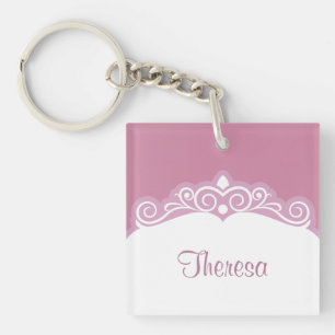 World's Best Mum Girly Keychains