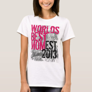 Worlds Best Mum Graffiti T-shirt