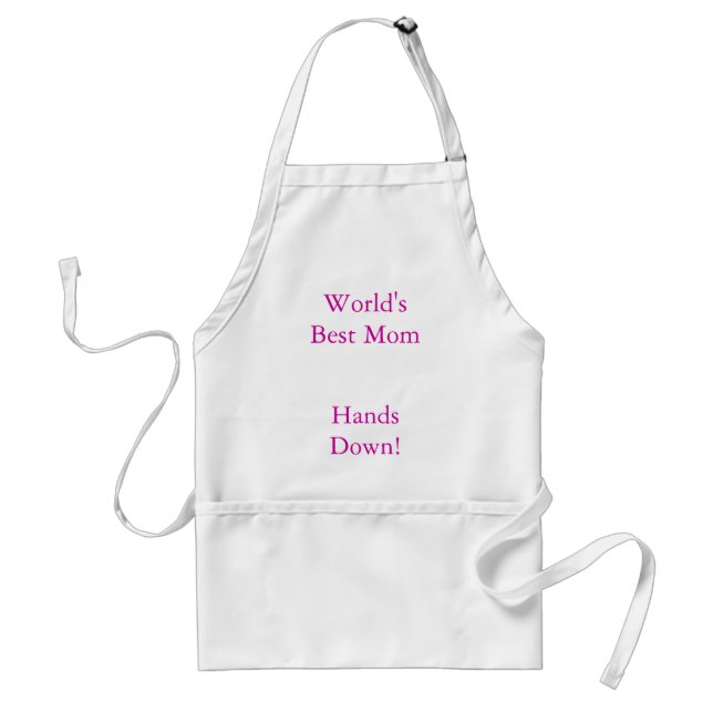 World's Best Mum, Hands Down! Standard Apron (Front)