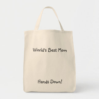World's Best Mum, Hands Down! Tote Bag