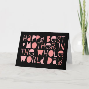 World's Best Mum Happy Mother's Day Card