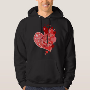 Worlds Best Mum Heart Mother's Day Hoodie