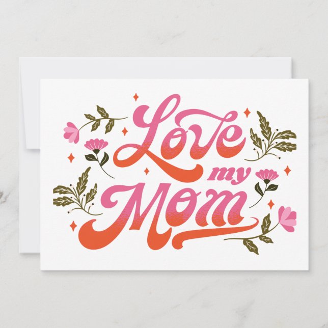 Worlds Best Mum Invitation (Front)