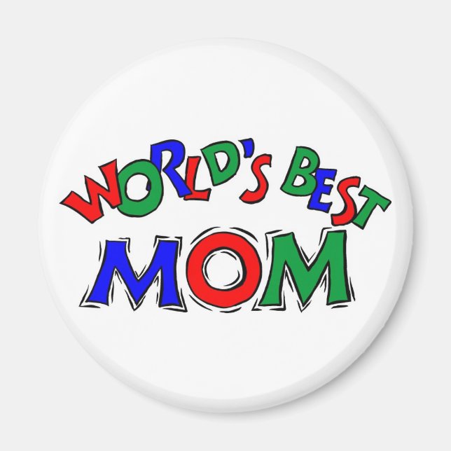 Worlds Best Mum Magnet (Front)