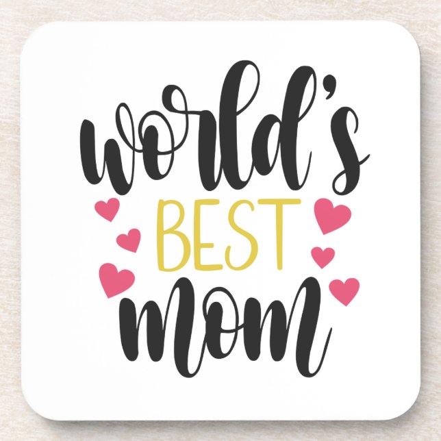 World's Best Mum Mother's Day | Coaster (Front)