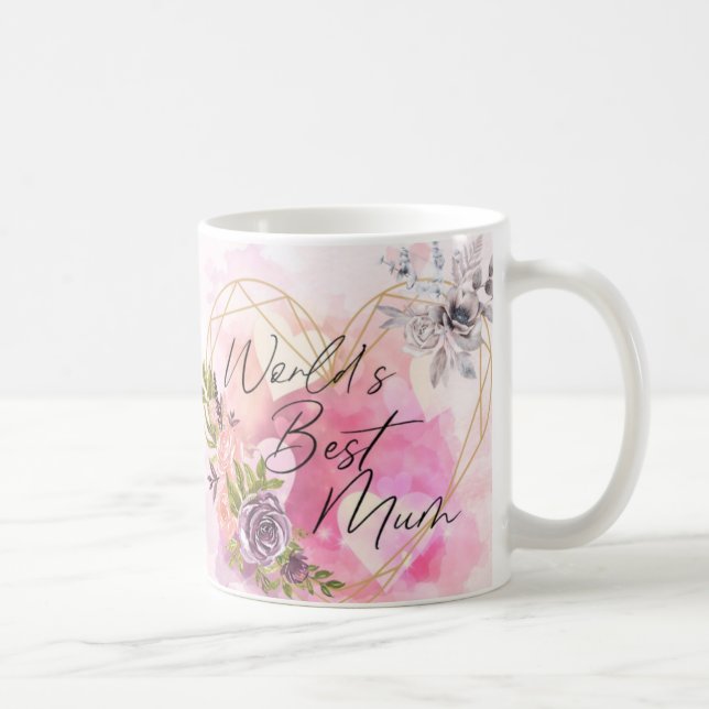 World's Best Mum Mother's Day Coffee Mug (Right)