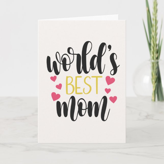 World's Best Mum Mother's Day | Greeting Card (Front)