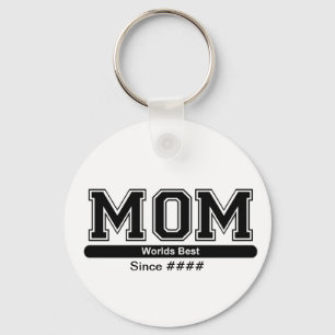 Worlds Best Mum Mothers Day Keychain