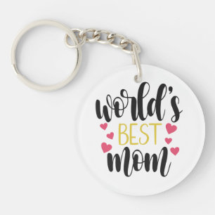 World's Best Mum Mother's Day Keychain