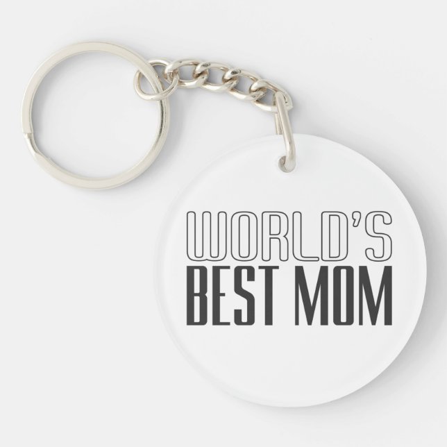 World's Best Mum Mother's Day | Keychain (Front)