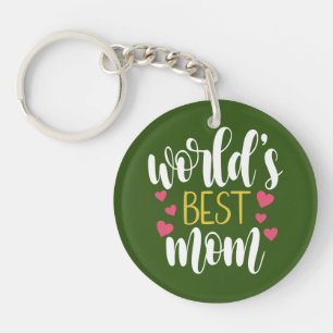 World's Best Mum Mother's Day Keychain