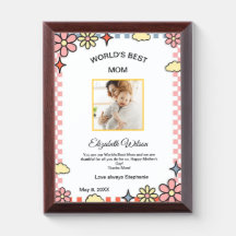 World's Best Mum Mother's Day Photo Personalised