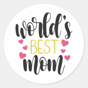 World's Best Mum Mother's Day Sticker