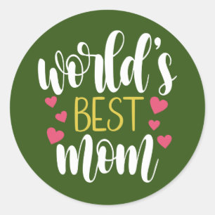 World's Best Mum Mother's Day Sticker