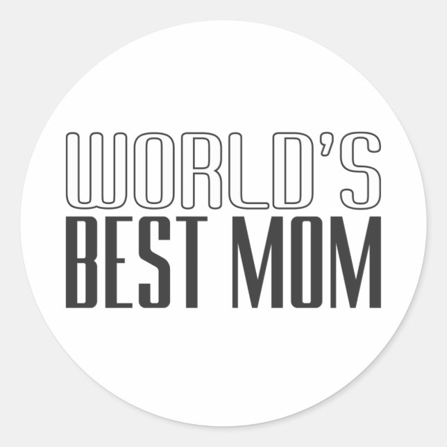 World's Best Mum Mother's Day | Sticker (Front)