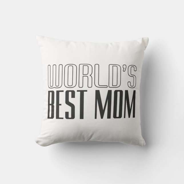 World's Best Mum Mother's Day | Throw Pillow (Front)