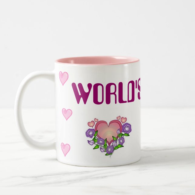 world's best mum mug (Left)