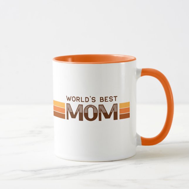 World's Best Mum Mug - Number One Mum Cup Gift (Right)