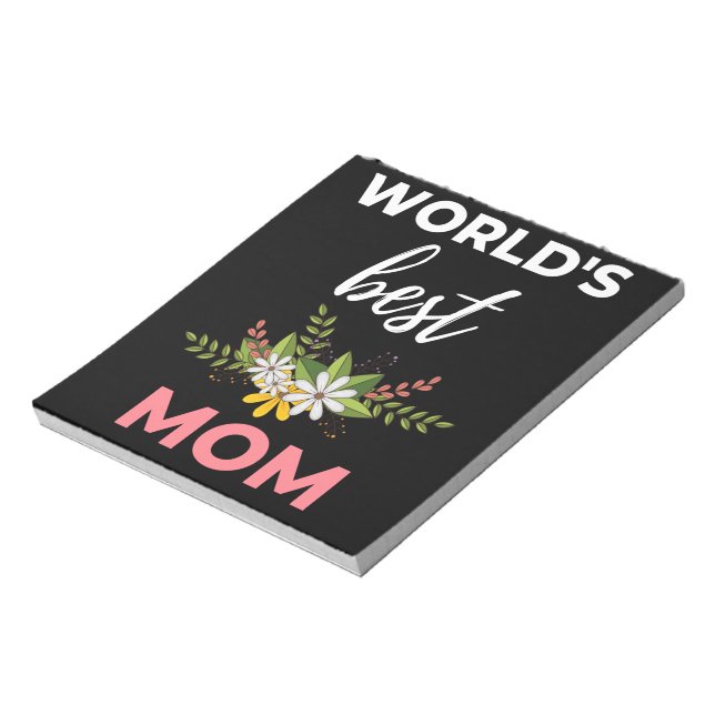 World's Best Mum Notepad (Rotated)