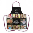 World's Best Mum Photo Collage Black