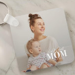 World's Best Mum Since 20XX Modern Photo Key Ring<br><div class="desc">This simple and modern design is composed of sans serif and playful cursive typography and add a custom photo.</div>