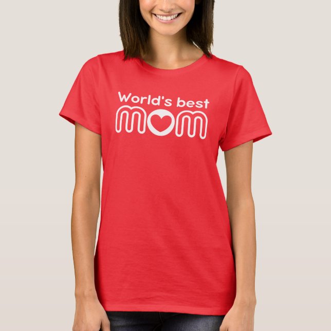 World's Best Mum T-Shirt (Front)