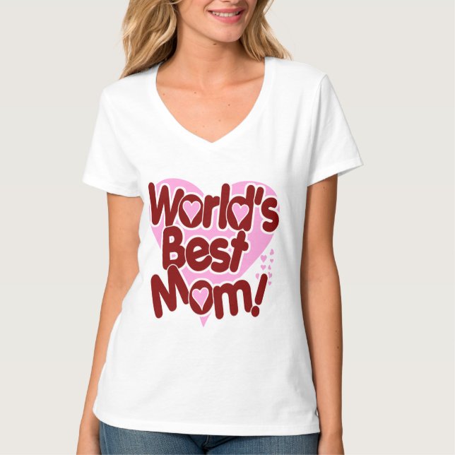 Worlds Best Mum T-Shirt (Front)