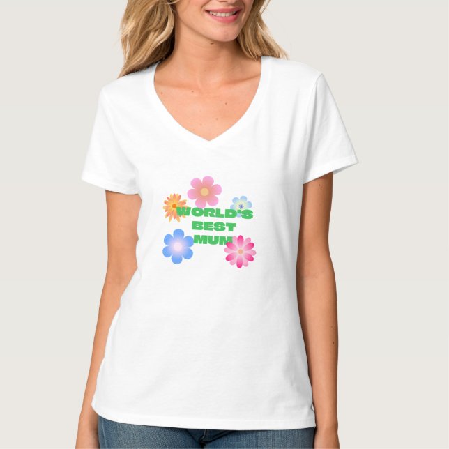World's Best Mum T-Shirt (Front)
