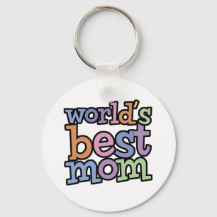Worlds Best Mum T-Shirts & Gifts Key Ring