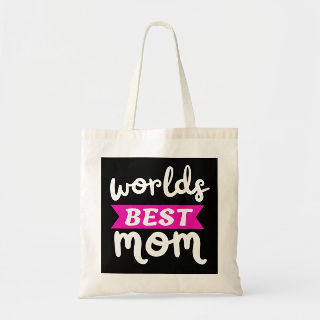 worlds best mum tote bag (Front)