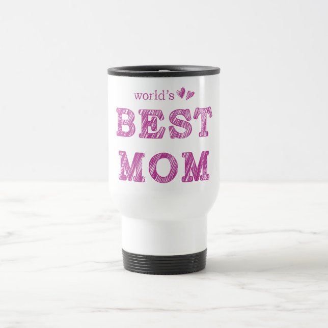 World's Best Mum Travel Mug (Center)