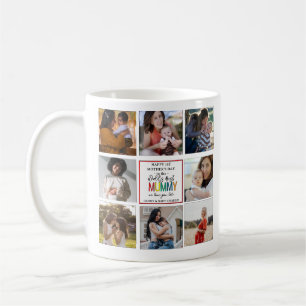 World's Best Mummy 1st Mother's Day Photo Collage Coffee Mug