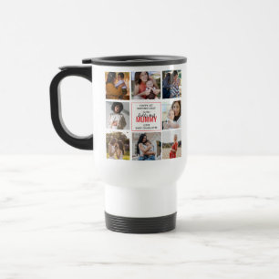World's Best Mummy 1st Mother's Day Photo Collage Travel Mug
