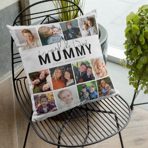 Worlds Best Mummy Photo Collage Cushion