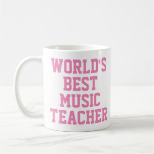World's Best Music Teacher Gift Mug