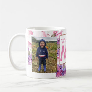 WORLDS BEST NANA FLORAL COFFEE MUG