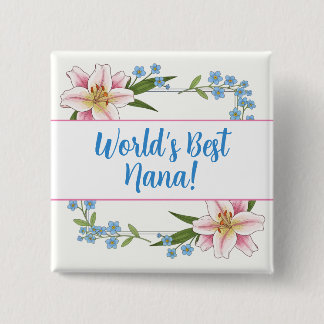 World's best nana pin