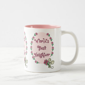 World's Best Neighbour Two-Tone Coffee Mug