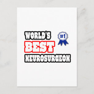 World's Best Neurosurgeon Postcard